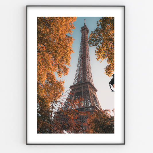 Eiffel Tower Paris Autumn Print - Gina Ellen Wall Art
