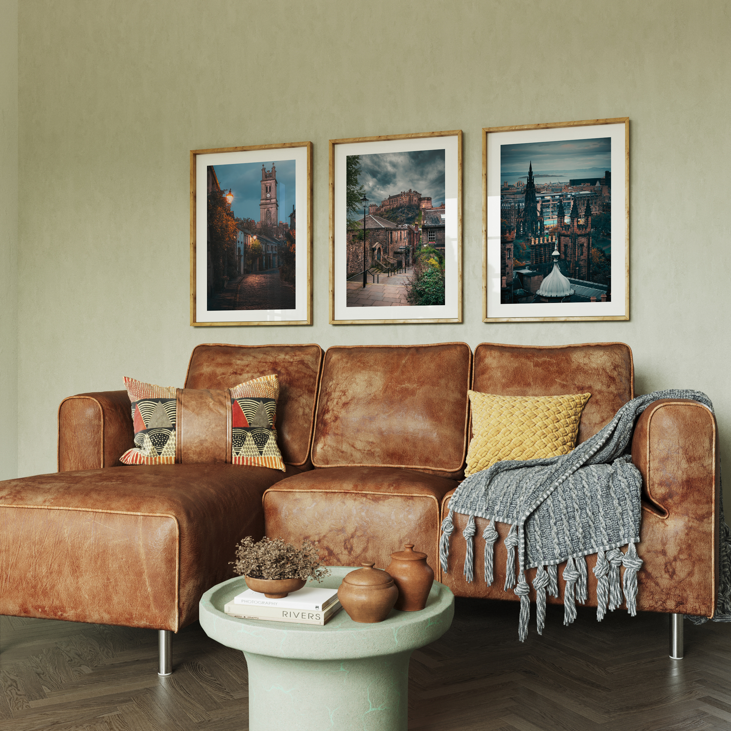 Edinburgh Castle In Autumn Print - Gina Ellen Wall Art