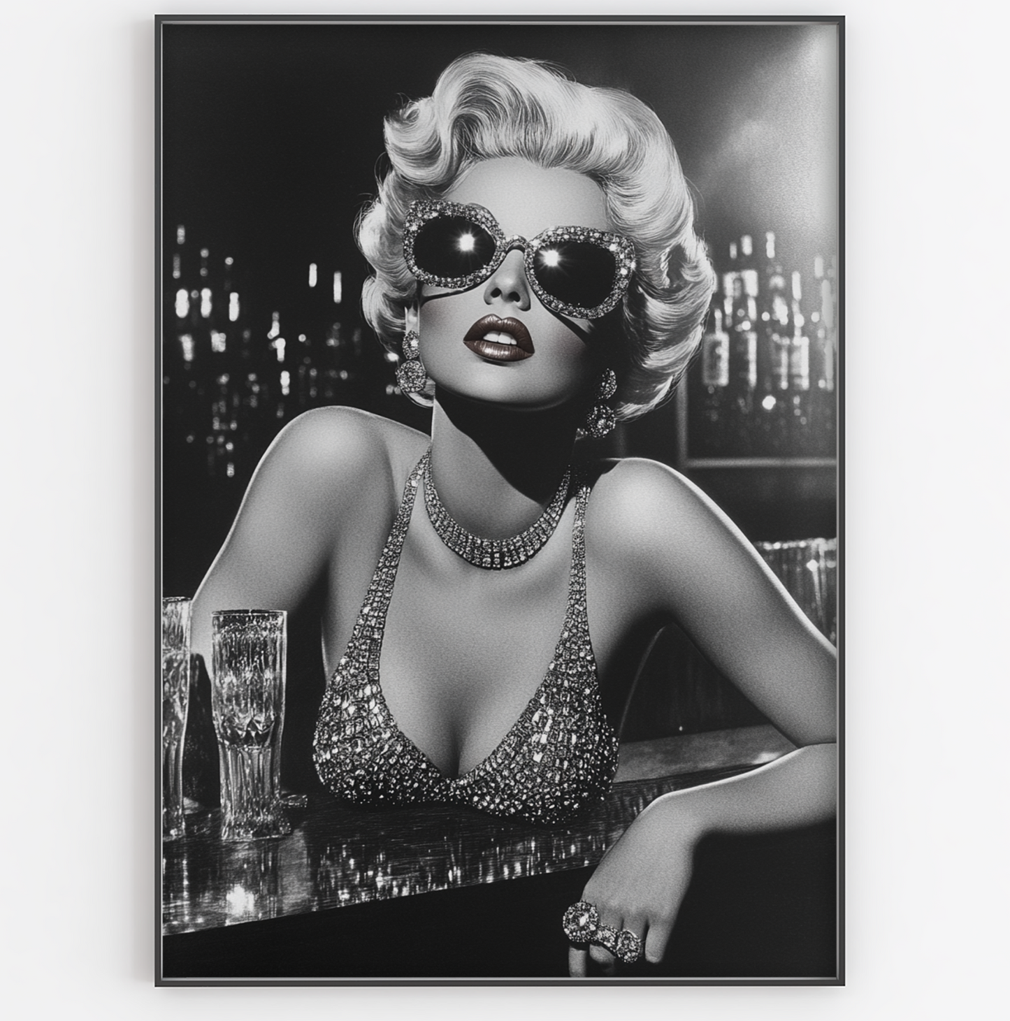 Marilyn Diamonds Print - Gina Ellen Wall Art