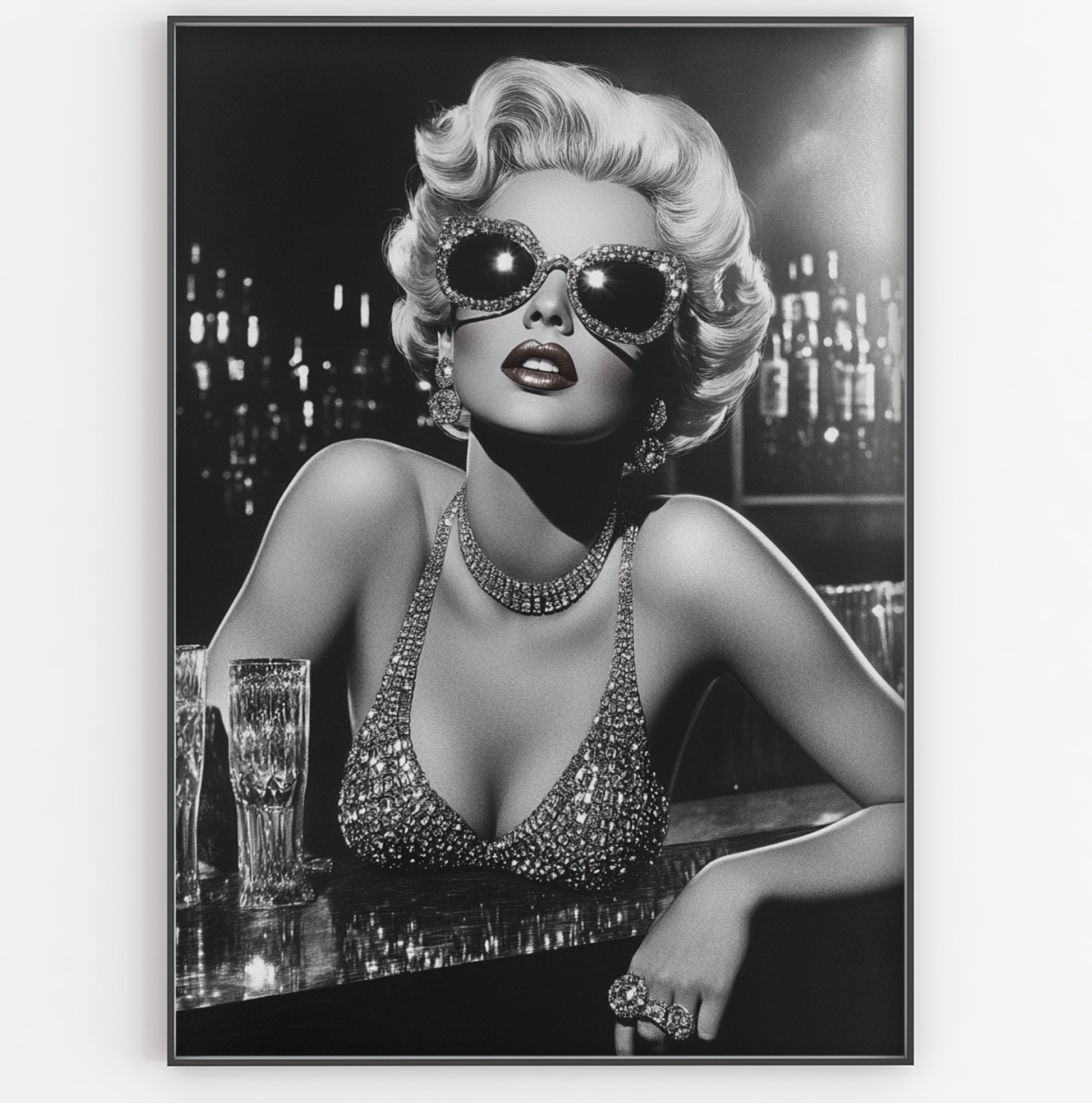 Marilyn Diamonds Print - Gina Ellen Wall Art