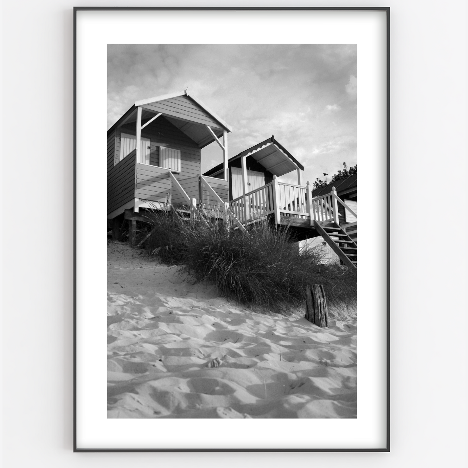 Beach Huts Print - Gina Ellen Wall Art