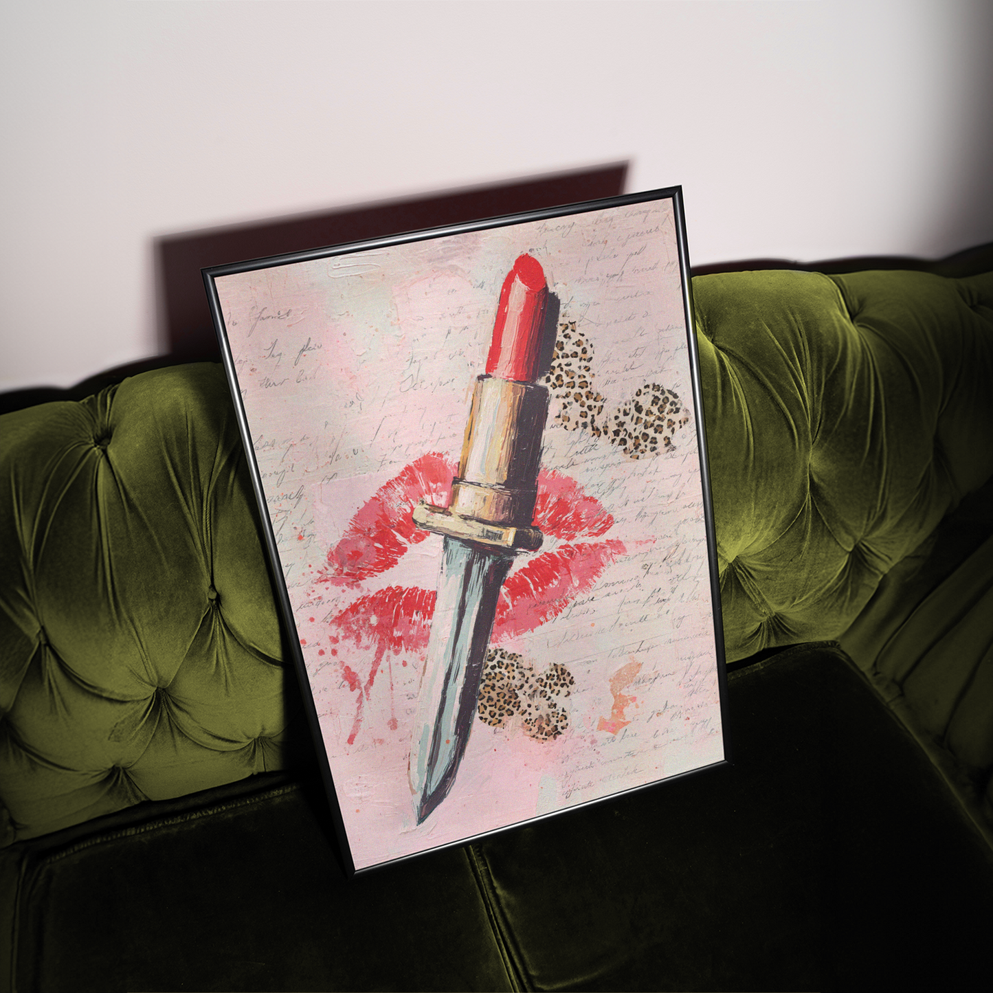 Lipstick Dagger Print - Gina Ellen Wall Art