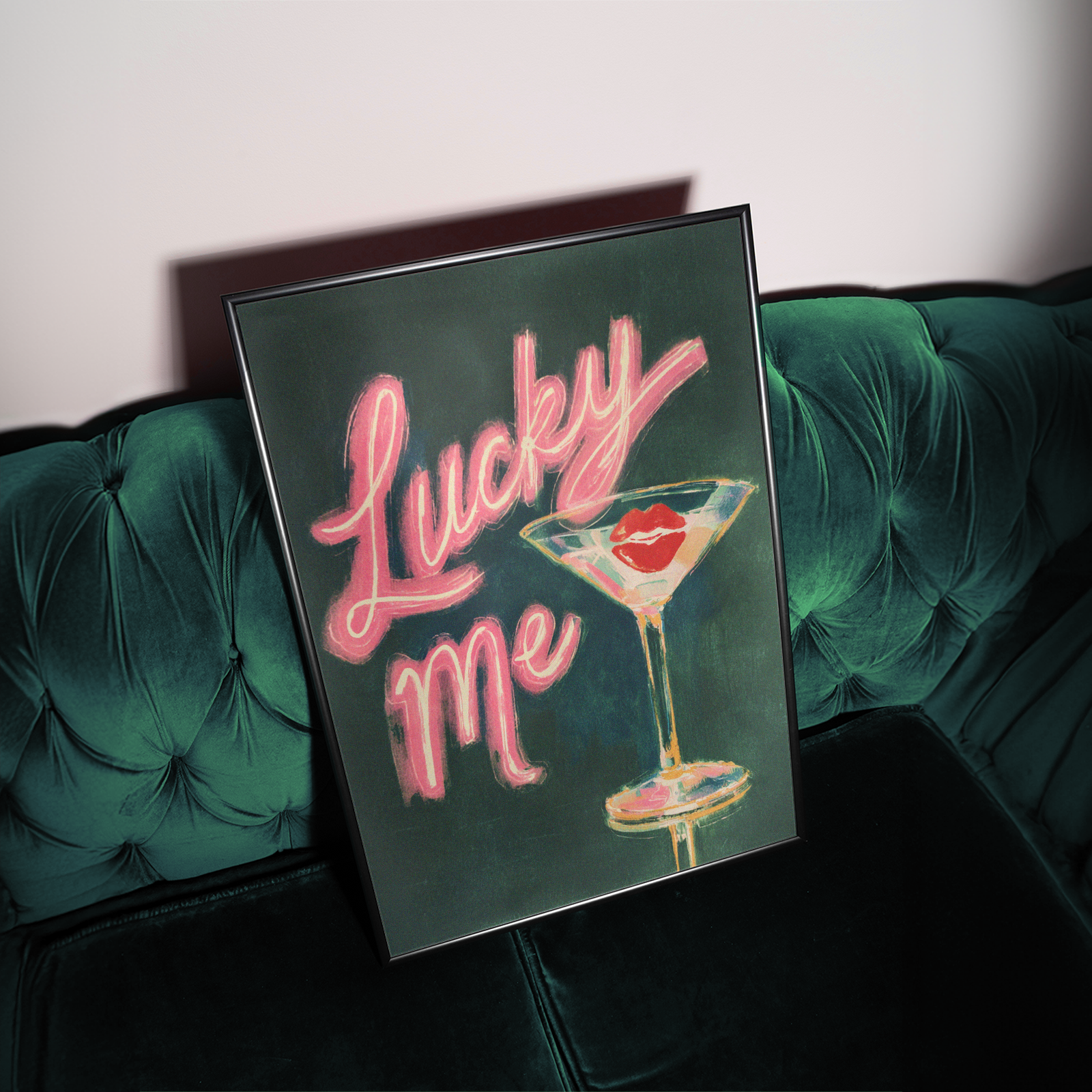 Lucky Me Cocktail Print - Gina Ellen Wall Art