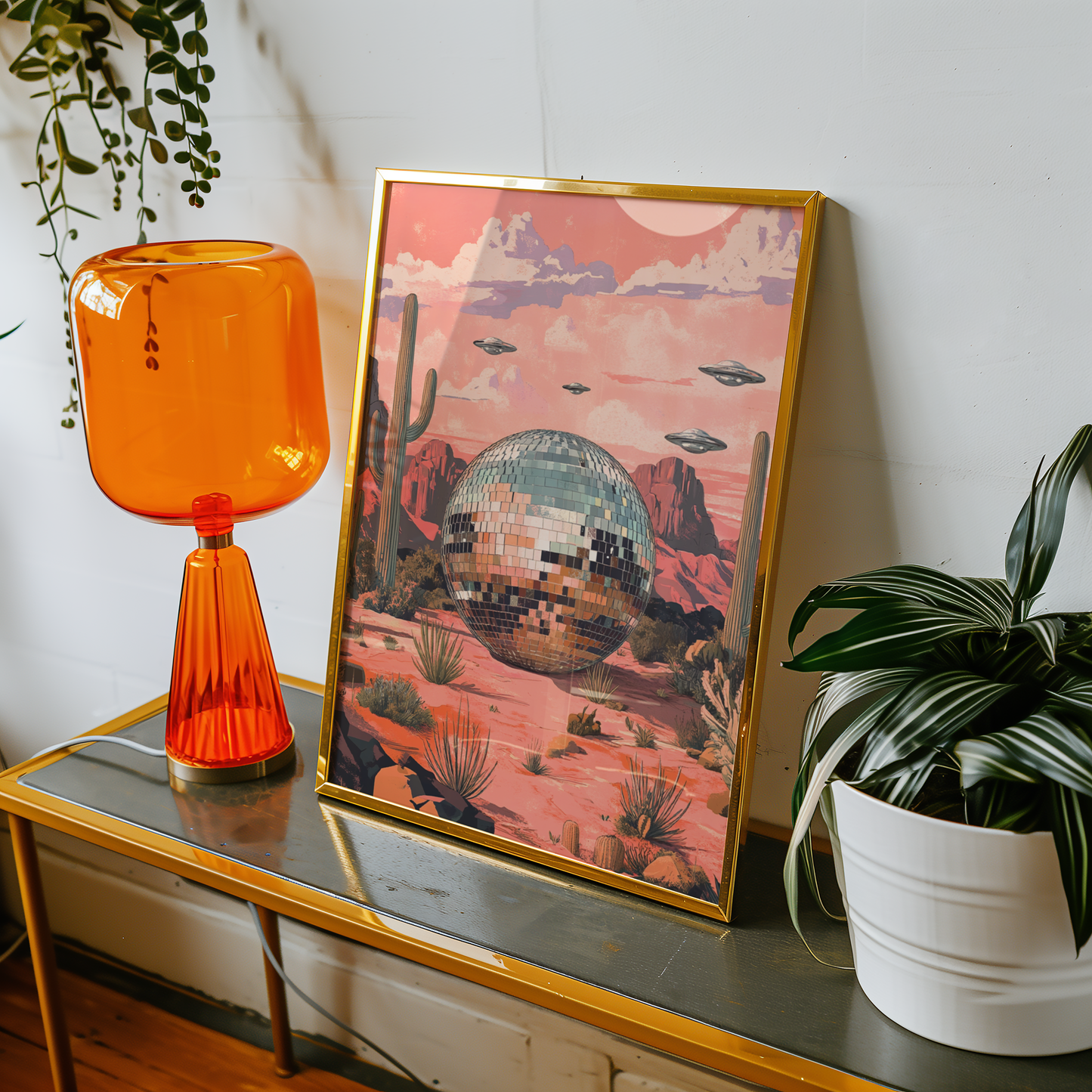 Surreal Western Disco Print - Gina Ellen Wall Art