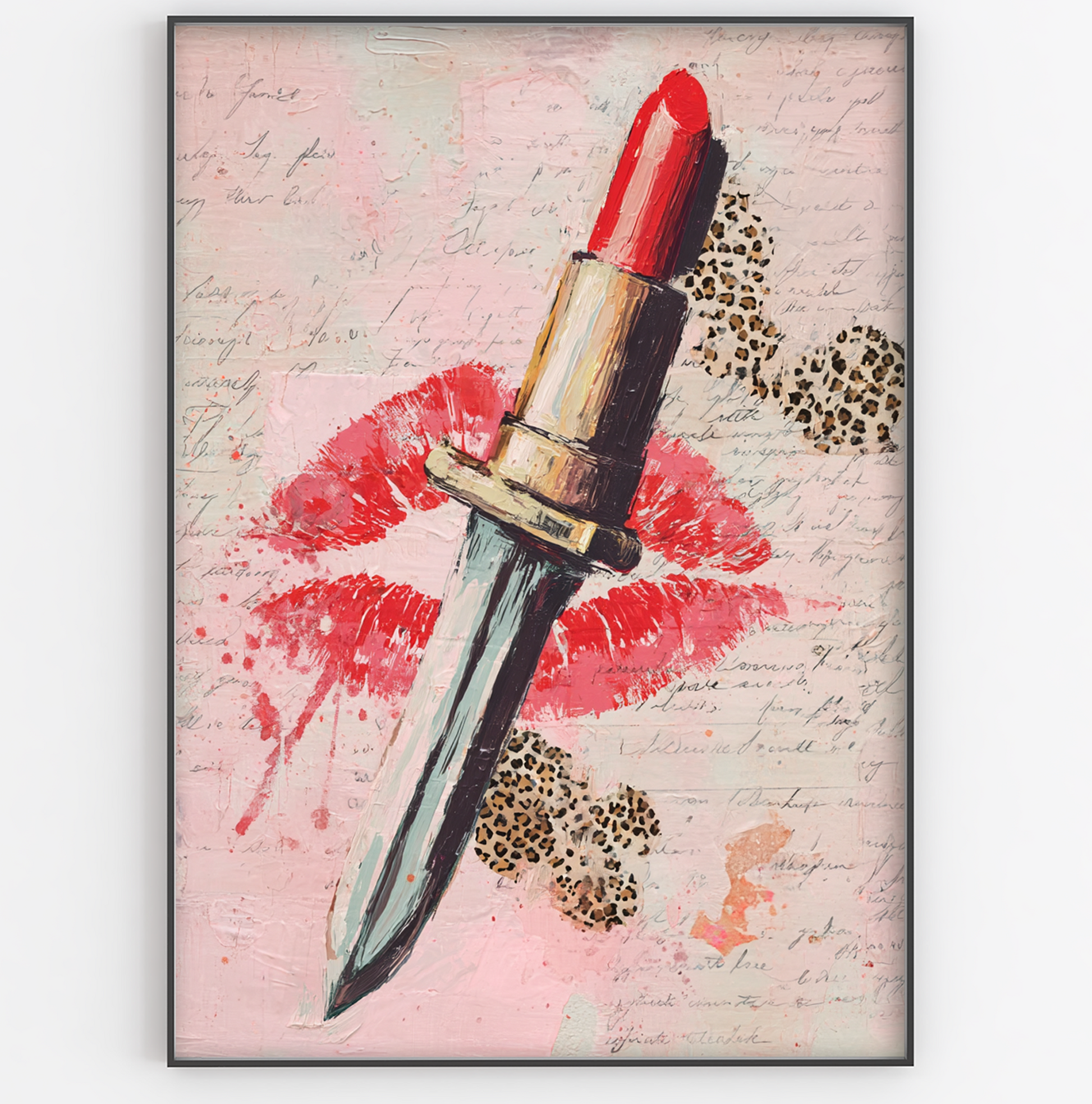 Lipstick Dagger Print - Gina Ellen Wall Art