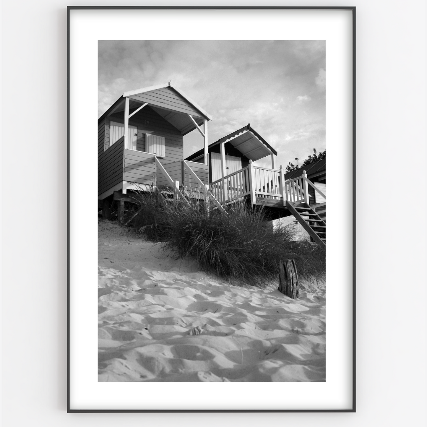 Beach Huts Print - Gina Ellen Wall Art